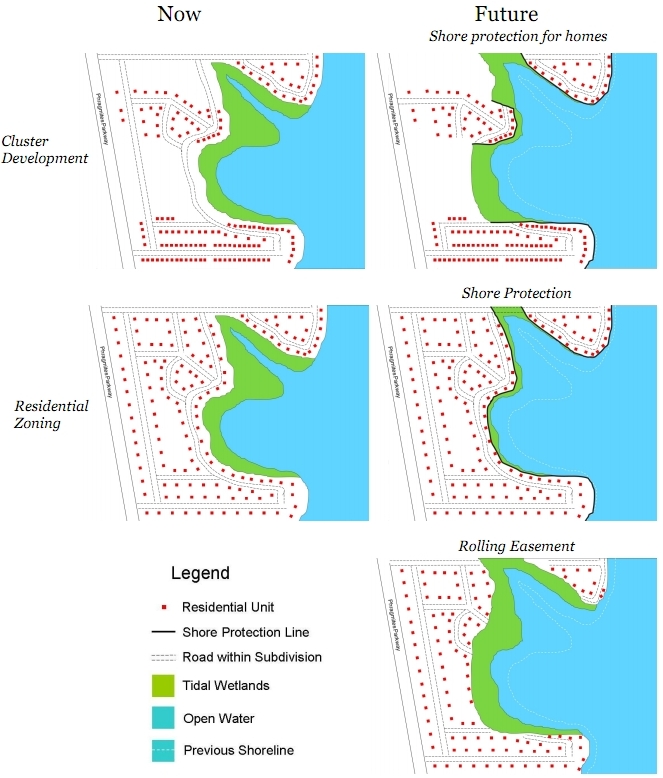 Cluster Devdeloment as sea level rises